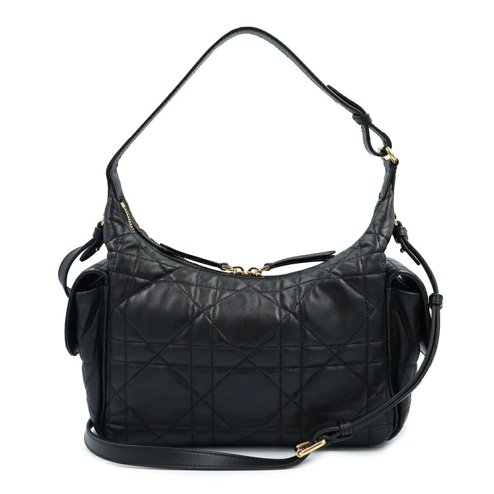 Christian Dior D Dream Cannage Lambskin Black Crossbody